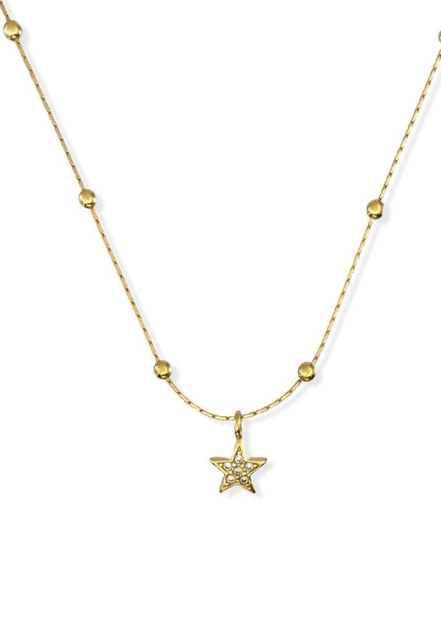 Collares Soberana | Collar Circon-Star Gold