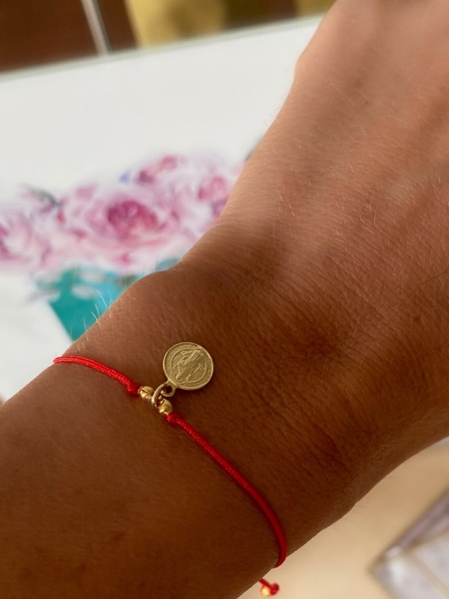 Pulseras Soberana | Pulsera Basic Protectora San Benito Gold