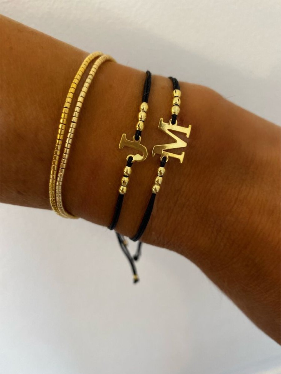 Pulseras Soberana | Pulsera Inicial Gold