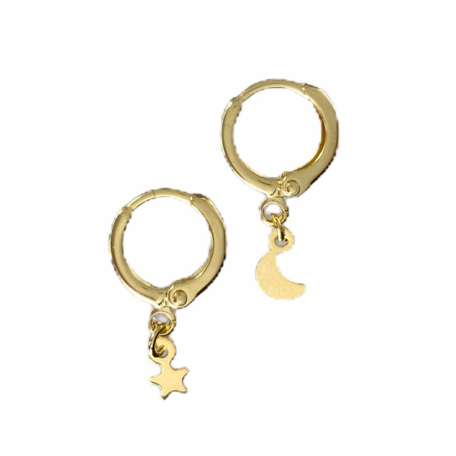 Aros Soberana | Argollas Tiny Moon-Star